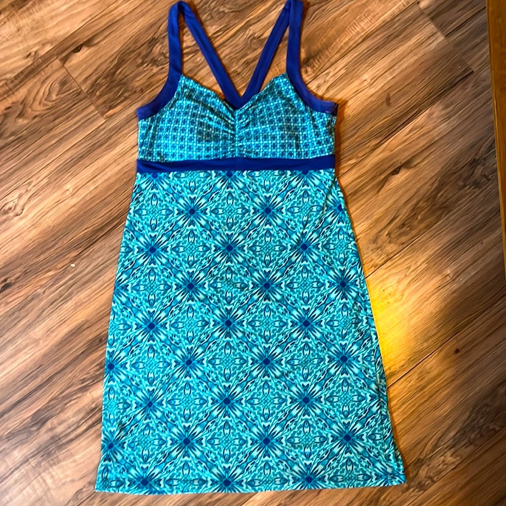 Dakini Women’s Multi Blue Sundress Size Large